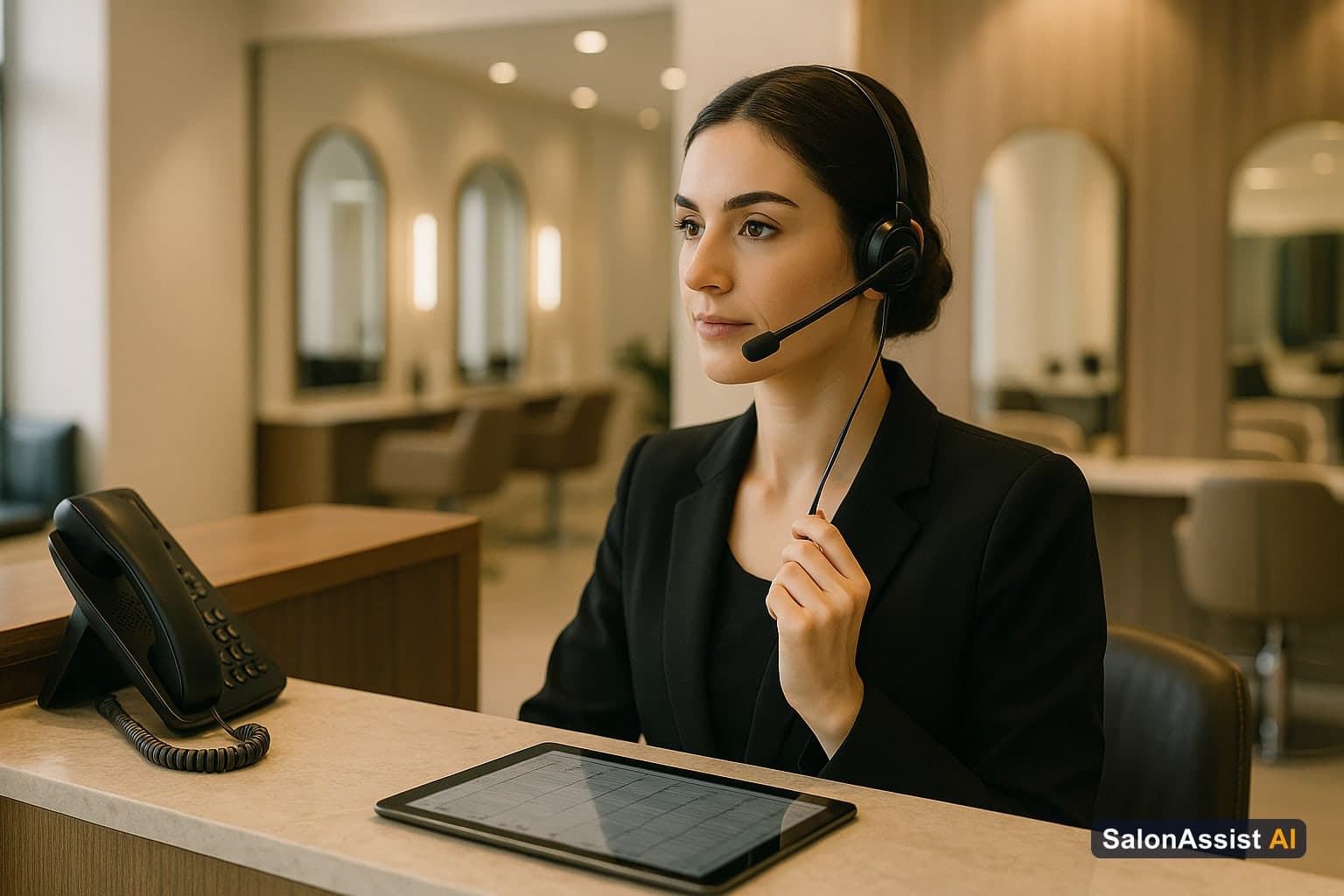 Salon AI Voice Receptionist Script Examples to Boost Booking